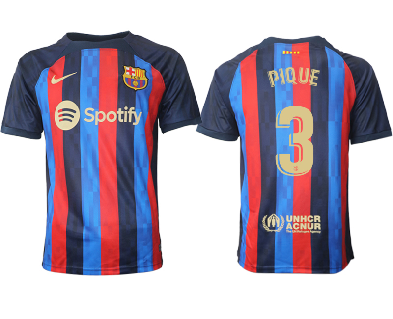 2022-2023 Barcelona 3 PIQUE home aaa version jerseys