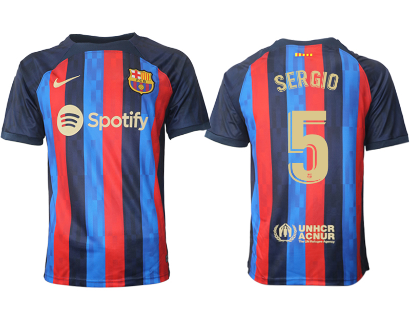 2022-2023 Barcelona 5 SERGIO home aaa version jerseys