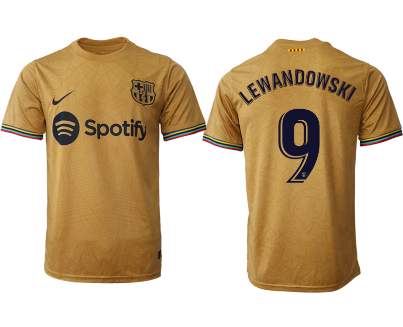 2022-2023 Barcelona 9 LEWANDOWSKI away aaa version jerseys