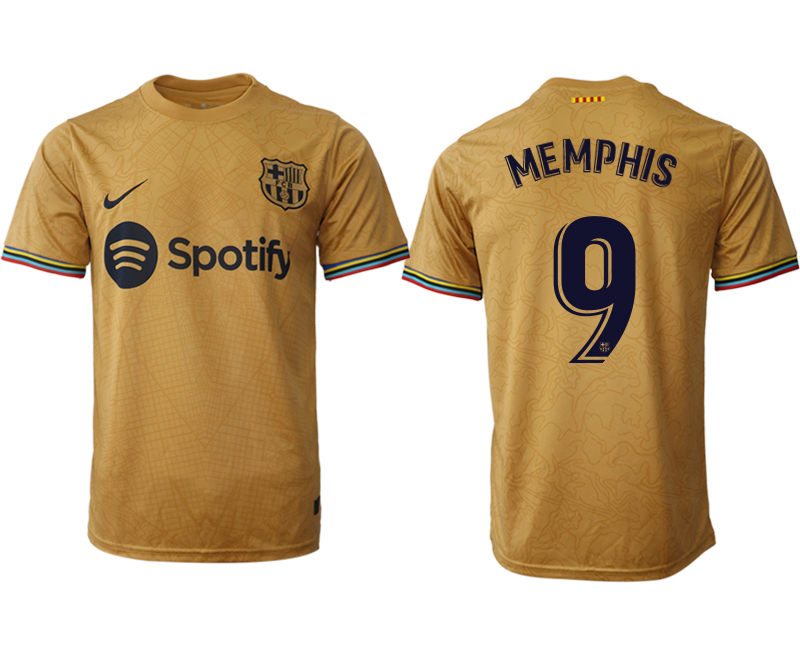 2022-2023 Barcelona 9 MEMPHIS away aaa version jerseys