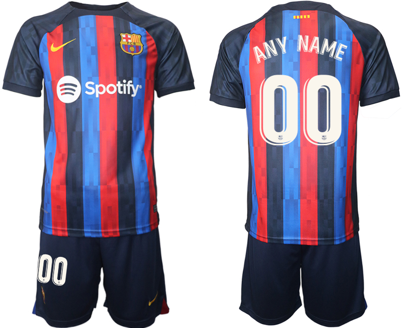 2022-2023 Barcelona Custom home jerseys Suit