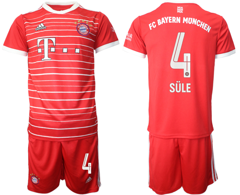 2022-2023 Bayern Munich 4 SULE home jerseys Suit