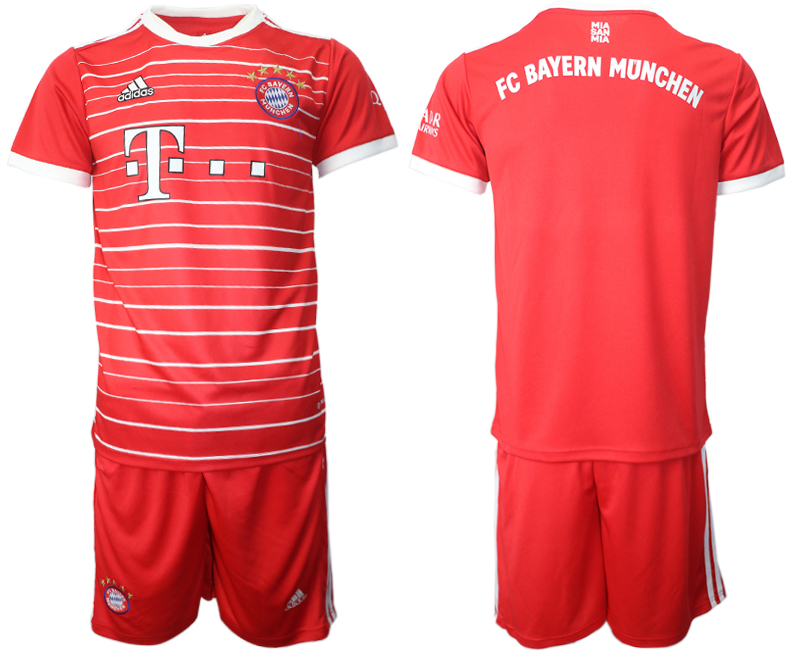 2022-2023 Bayern Munich Blank home jerseys Suit