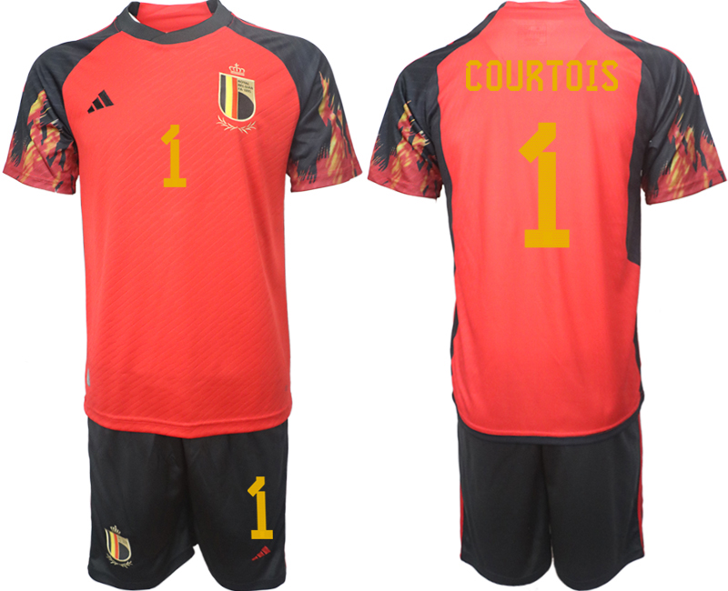 2022-2023 Belgium 1 COURTOIS home jerseys Suit