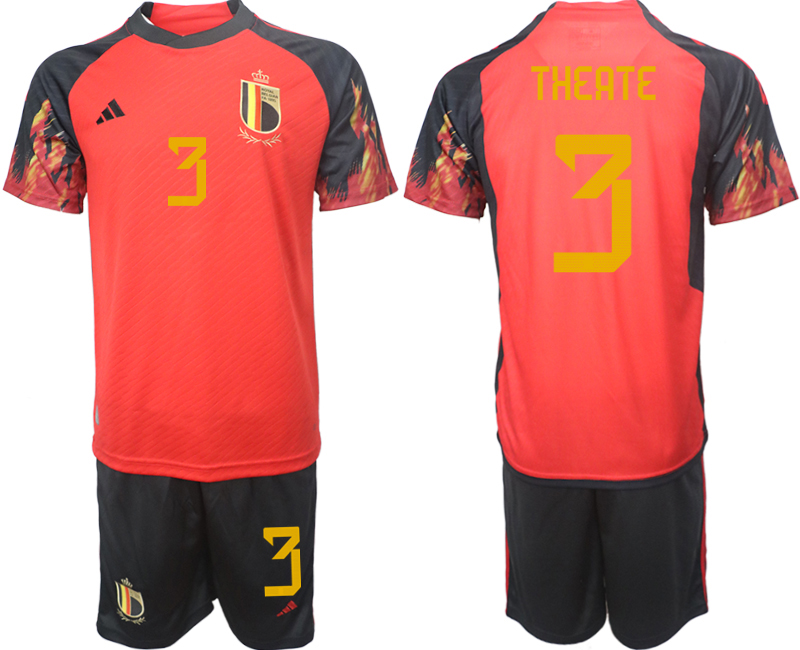 2022-2023 Belgium 3 THEATE home jerseys Suit