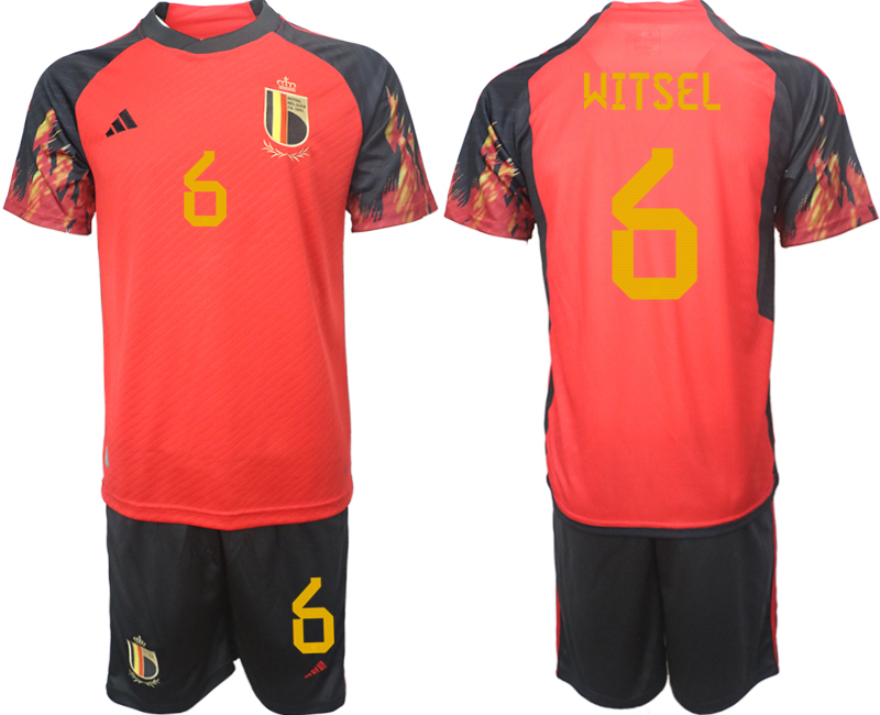 2022-2023 Belgium 6 WITSEL home jerseys Suit