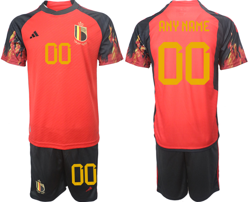 2022-2023 Belgium Custom home jerseys Suit