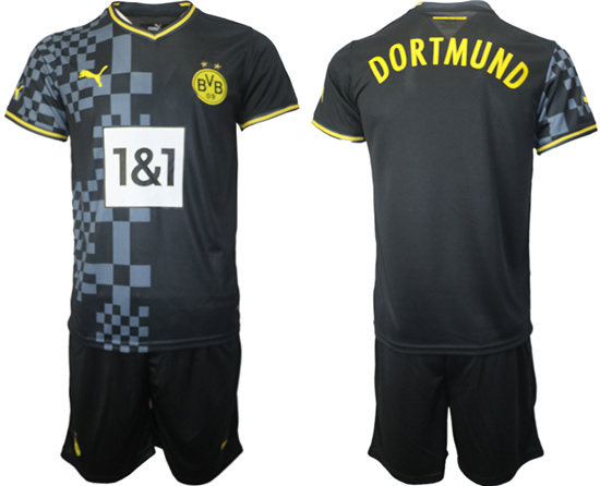 2022-2023 Borussia Dortmund Blank away jerseys Suit