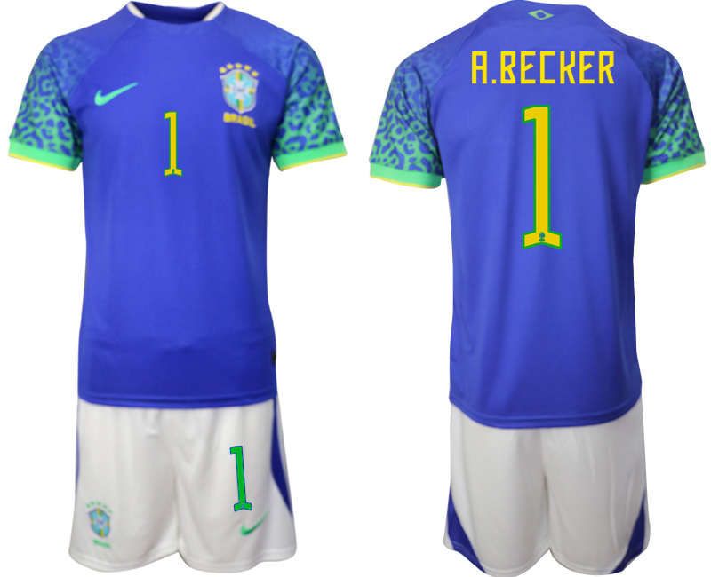 2022-2023 Brazil 1 A.BECKER away jerseys Suit