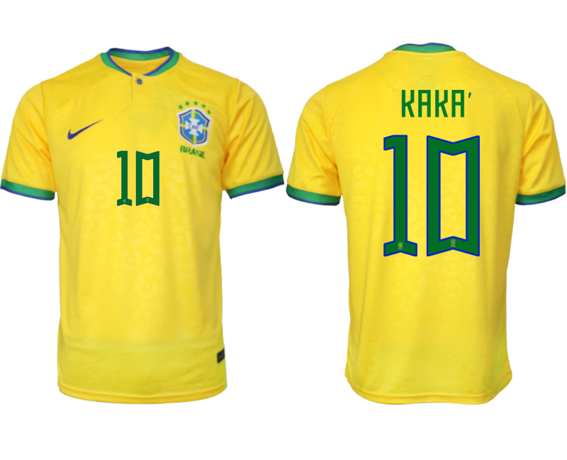 2022-2023 Brazil 10 KAKA home aaa version jerseys