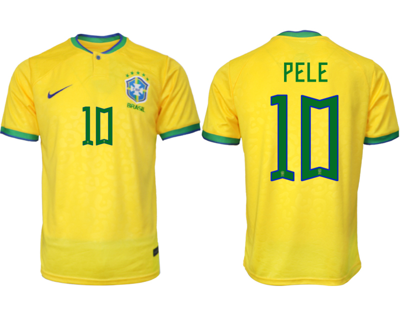 2022-2023 Brazil 10 PELE home aaa version jerseys