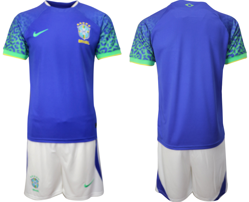 2022-2023 Brazil Blank away jerseys Suit