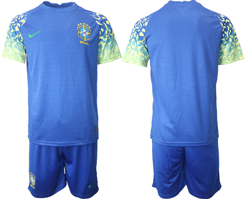 2022-2023 Brazil Blank away jerseys Suit2