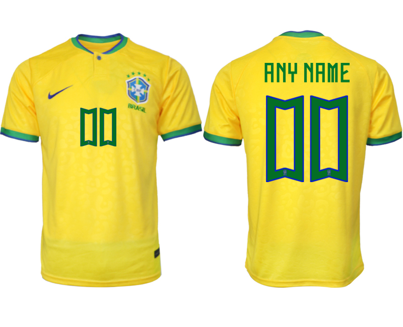 2022-2023 Brazil Custom home aaa version jerseys