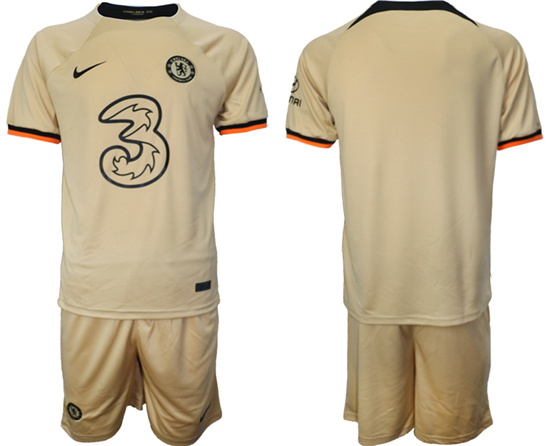 2022-2023 Chelsea Blank Secend away jerseys Suit