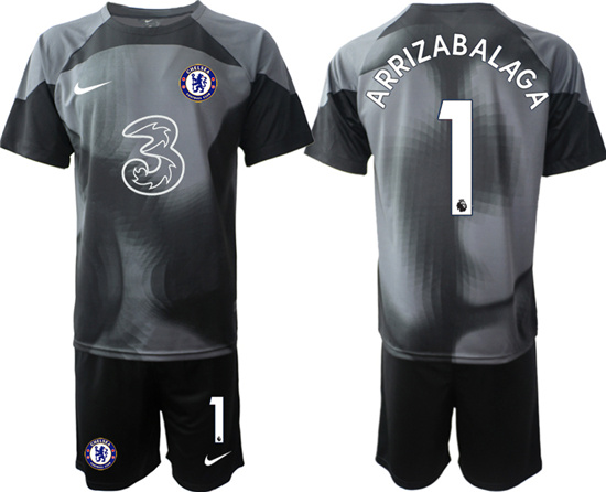 2022-2023 Chelsea FC 1 ARRIZABALAGA black goalkeeper jerseys Suit