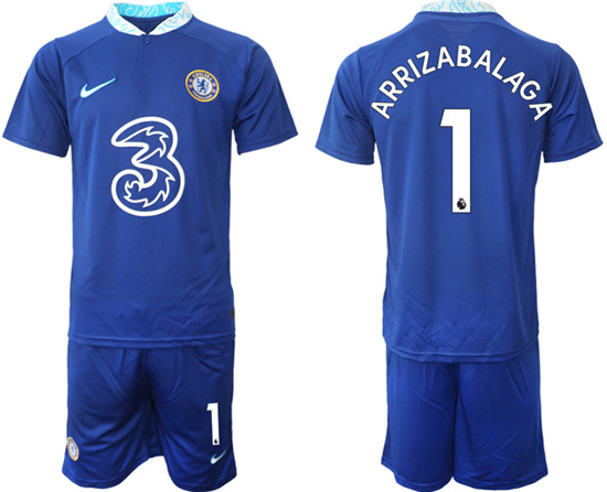 2022-2023 Chelsea FC 1 ARRIZABALAGA home jerseys Suit