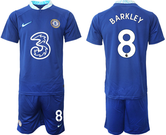 2022-2023 Chelsea FC 8 BARKLEY home jerseys Suit