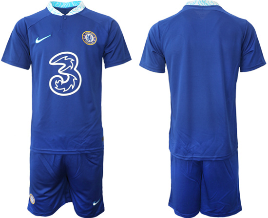 2022-2023 Chelsea FC Blank home jerseys Suit