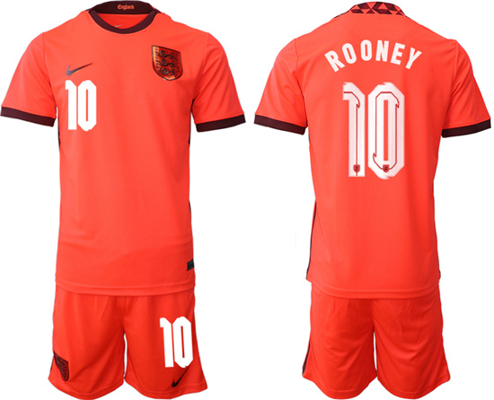 2022-2023 England 10 ROONEY away jerseys Suit