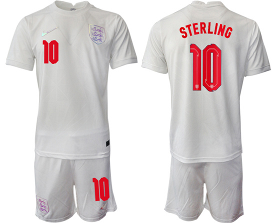 2022-2023 England 10 STERLING home jerseys Suit2