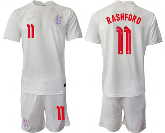 2022-2023 England 11 RASHFORD home jerseys Suit2