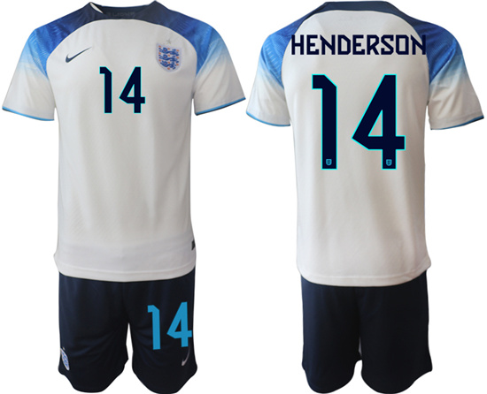 2022-2023 England 14 HENDERSON home jerseys Suit