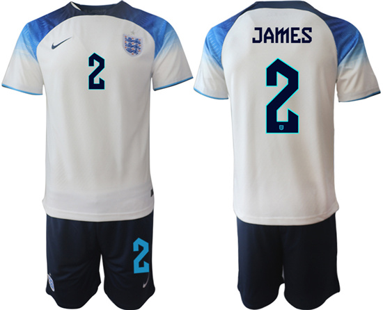 2022-2023 England 2 JAMES home jerseys Suit