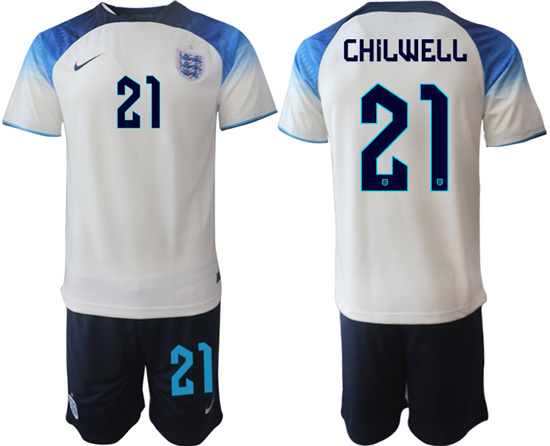 2022-2023 England 21 CHILWELL home jerseys Suit