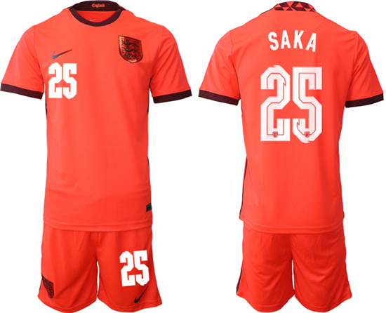 2022-2023 England 25 SAKA away jerseys Suit