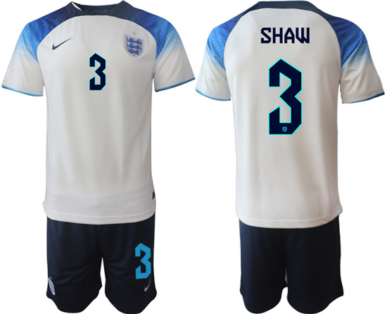 2022-2023 England 3 SHAW home jerseys Suit