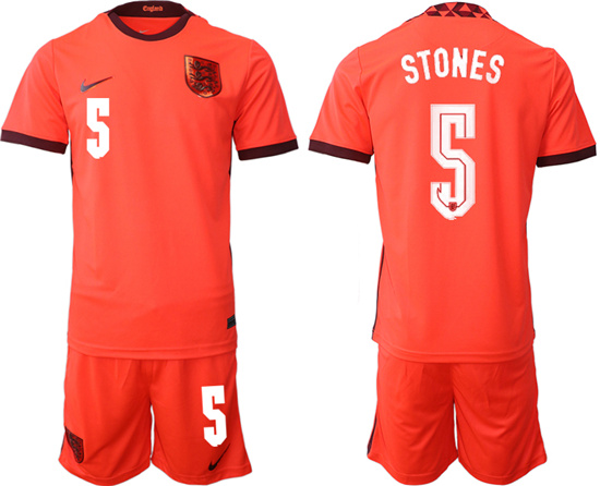 2022-2023 England 5 STONES away jerseys Suit