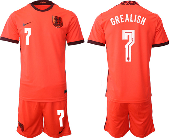 2022-2023 England 7 GREALISH away jerseys Suit