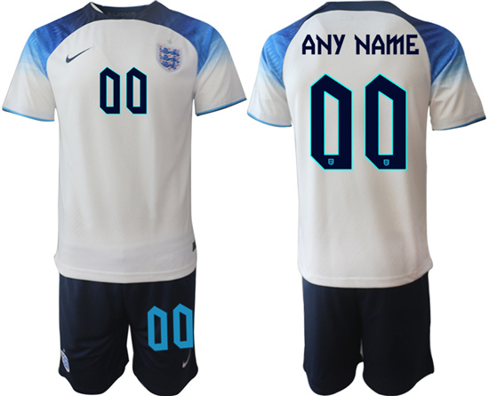 2022-2023 England Custom home jerseys Suit