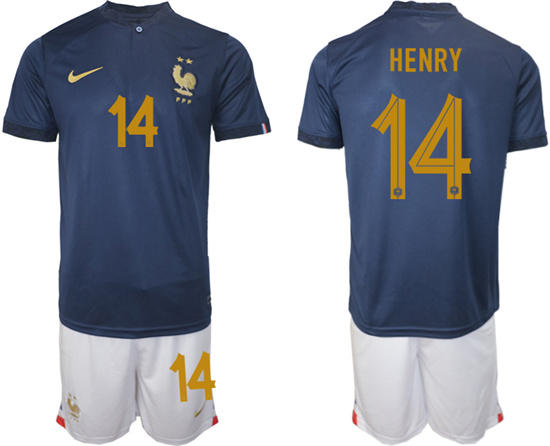 2022-2023 France 14 HENRY home jerseys Suit