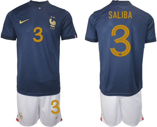 2022-2023 France 3 SALIBA home jerseys Suit