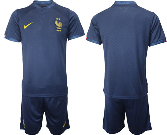 2022-2023 France Blank home jerseys Suit2