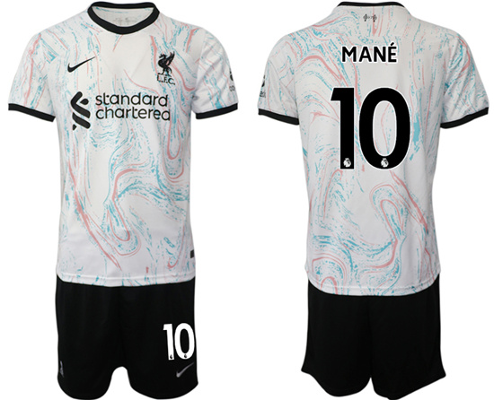 2022-2023 Liverpool 10 MANE away jerseys Suit