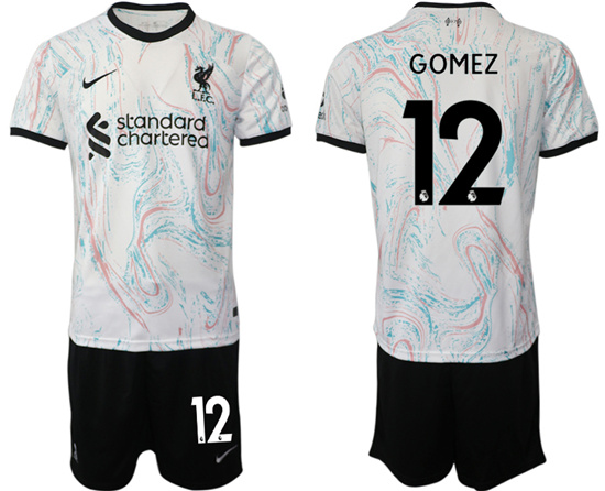 2022-2023 Liverpool 12 GOMEZ away jerseys Suit