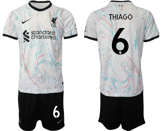 2022-2023 Liverpool 6 THIAGO away jerseys Suit