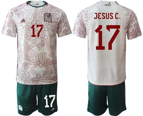 2022-2023 Mexico 17 JESUS C. away jerseys Suit