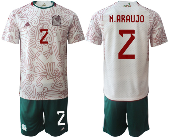 2022-2023 Mexico 2 N.ARAUJO away jerseys Suit