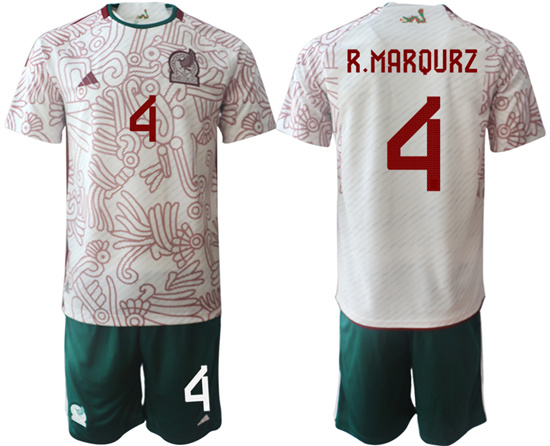 2022-2023 Mexico 4 R.MARQURZ away jerseys Suit