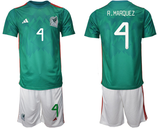 2022-2023 Mexico 4 R.MARQURZ home jerseys Suit2