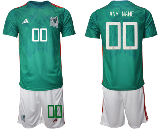 2022-2023 Mexico Custom home jerseys Suit2