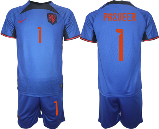 2022-2023 Netherlands 1 PASVEER away jerseys Suit