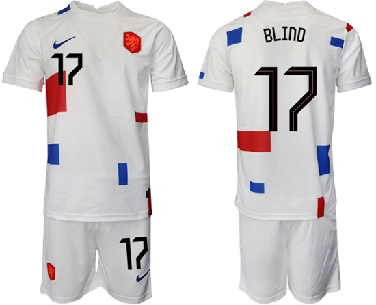 2022-2023 Netherlands 17 BLIND away jerseys Suit2