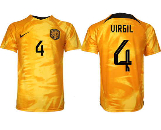 2022-2023 Netherlands 4 VIRGIL home aaa version jerseys