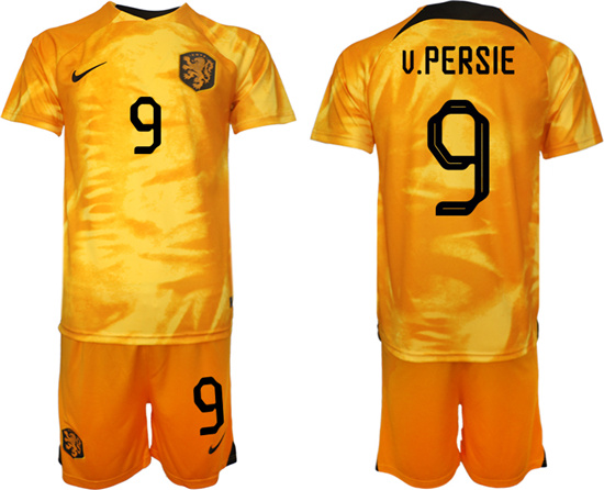 2022-2023 Netherlands 9 V.PERSIE home jerseys Suit