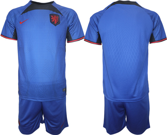 2022-2023 Netherlands Blank away jerseys Suit